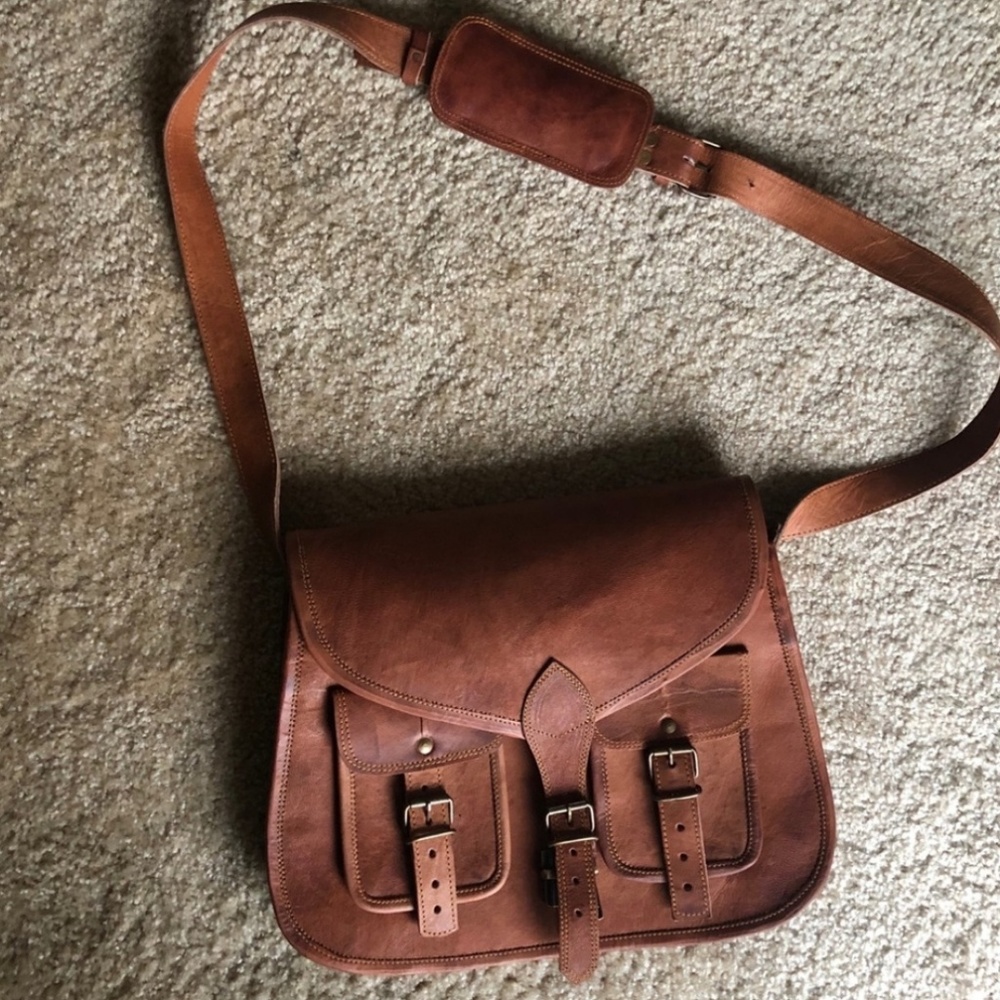 Komal's Large Vintage Leather bag